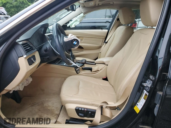 2014 BMW 3 Series 328i with VIN WBA3C1C5XEK105543, listed as a Copart auction lot 58548015 with 156,721 mi miles and Salvage title. Bid and sale history available at DreamBid. Image 7.