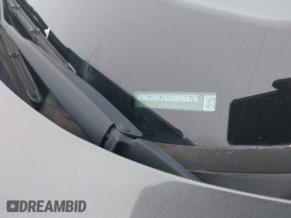 2018 Ford Escape S with VIN 1FMCU0F79JUB96676, listed as a IAAI auction lot 42343829 with 115,123 mi miles and . Bid and sale history available at DreamBid. Image 9.