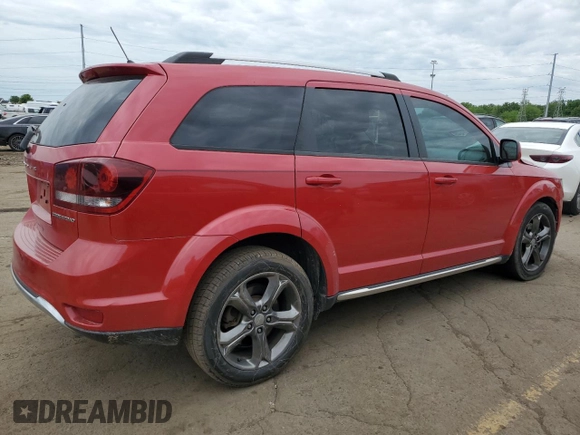 2015 Dodge Journey Crossroad with VIN 3C4PDCGG9FT517560, listed as a Copart auction lot 58935135 with 108,088 mi miles and Salvage title. Bid and sale history available at DreamBid. Image 3.