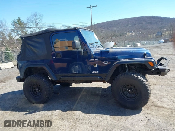 2003 Jeep Wrangler Sport with VIN 1J4FA49S03P343285, listed as a IAAI auction lot 41823684 with 201,723 mi miles and . Bid and sale history available at DreamBid. Image 14.