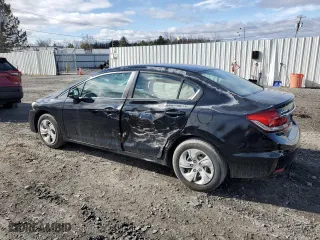 2013 Honda Civic Sdn LX with VIN 2HGFB2F5XDH523760, listed as a Copart auction lot 51227335 with 148,455 mi miles and Salvage Title. Bid and sale history available at carsss.com. Image 2.