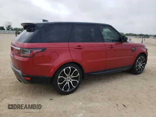 2018 Land Rover Range Rover Sport HSE with VIN SALWR2RV9JA199161, listed as a Copart auction lot 55486875 with 82,391 mi miles and Clean Title. Bid and sale history available at carsss.com. Image 3.