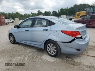 2012 Hyundai Accent GLS with VIN KMHCT4AEXCU037989, listed as a Copart auction lot 53439415 with 102,948 mi miles and Salvage Title. Bid and sale history available at carsss.com. Image 2.