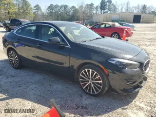 2021 BMW 2 Series 228i with VIN WBA53AK0XM7H51054, listed as a Copart auction lot 48929705 with 45,812 mi miles and Salvage Title. Bid and sale history available at carsss.com. Image 4.