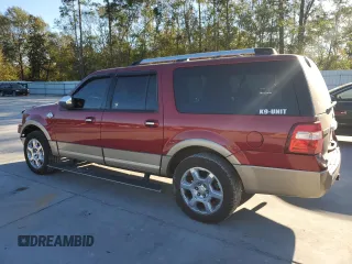 2013 Ford Expedition EL XLT with VIN 1FMJK1J52DEF55860, listed as a Copart auction lot 81177034 with 198,051 mi miles and Salvage Title. Bid and sale history available at carsss.com. Image 2.