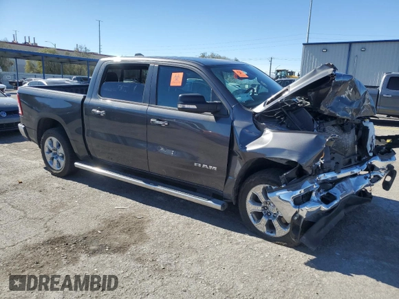2020 Ram 1500 Big Horn with VIN 1C6SRFFT2LN402409, listed as a Copart auction lot 45909585 with 0 mi miles and Salvage Title. Bid and sale history available at carsss.com. Image 4.