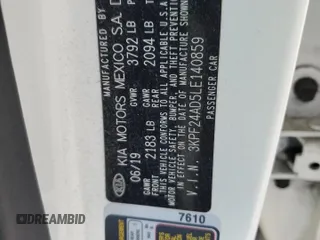 2020 Kia Forte LXS with VIN 3KPF24AD5LE140859, listed as a Copart auction lot 52691105 with 112,473 mi miles and Clean Title. Bid and sale history available at carsss.com. Image 12.