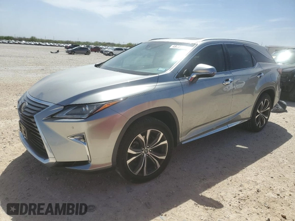 2018 Lexus RX with VIN JTJGZKCA5J2000244, listed as a Copart auction lot 49736765 with 85,777 mi miles and Salvage Title. Bid and sale history available at carsss.com. Image 1.