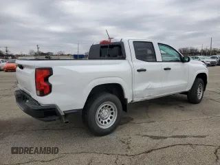 2024 Chevrolet Colorado 2WD Work Truck with VIN 1GCGSBEC8R1132891, listed as a Copart auction lot 46445545 with 3,588 mi miles and Salvage Title. Bid and sale history available at DreamBid. Image 3.