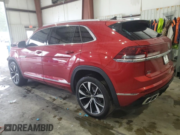 2024 Volkswagen Atlas SEL Premium R-Line with VIN 1V2FE2CA3RC259586, listed as a Copart auction lot 88070355 with 443 mi miles and Salvage title. Bid and sale history available at DreamBid. Image 2.