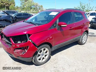 2018 Ford EcoSport SE with VIN MAJ3P1TE6JC243873, listed as a IAAI auction lot 41843020 with 85,461 mi miles. Bid and sale history available at carsss.com. Image 18.