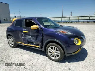 2015 Nissan Juke S with VIN JN8AF5MV3FT557406, listed as a Copart auction lot 60941155 with 124,884 mi miles and Salvage title. Bid and sale history available at DreamBid. Image 13.