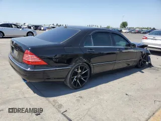 2004 Mercedes-Benz S-Class 4.3L with VIN WDBNG70J54A392247, listed as a Copart auction lot 69625334 with 223,233 mi miles and Salvage Title. Bid and sale history available at carsss.com. Image 3.