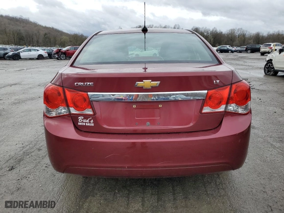 2015 Chevrolet Cruze LT with VIN 1G1PC5SB0F7156713, listed as a Copart auction lot 51674615 with 51,992 mi miles and Salvage Title. Bid and sale history available at carsss.com. Image 6.