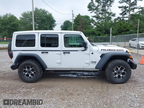 2021 Jeep Wrangler Unlimited Rubicon with VIN 1C4JJXFM9MW774142, listed as a IAAI auction lot 42625007 with 42,318 mi miles and . Bid and sale history available at DreamBid. Image 13.