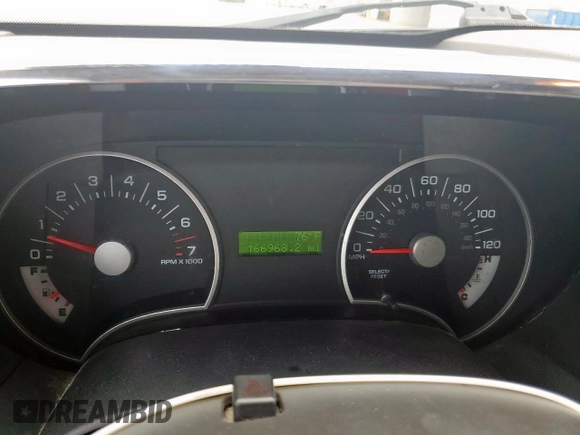2008 Ford Explorer XLT with VIN 1FMEU63E08UA33875, listed as a Copart auction lot 54851655 with 166,968 mi miles and Salvage title. Bid and sale history available at DreamBid. Image 9.