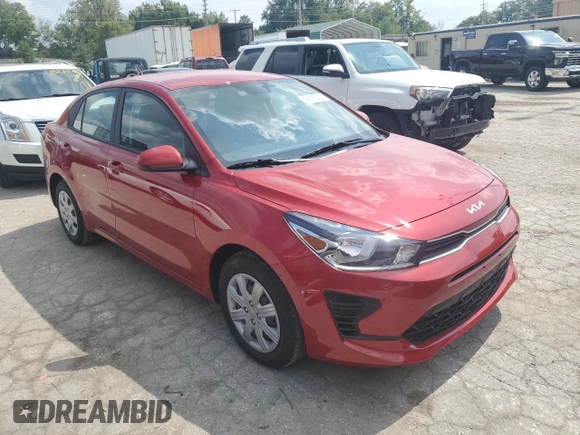 2023 Kia Rio S with VIN 3KPA24AD7PE607814, listed as a Copart auction lot 68135784 with 8,658 mi miles and Salvage Title. Bid and sale history available at DreamBid. Image 4.