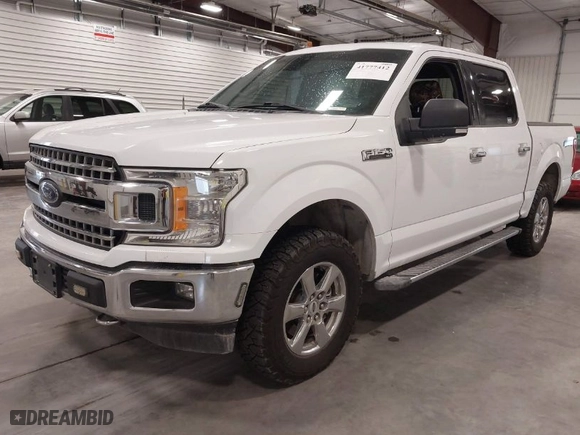 2019 Ford F-150 XL with VIN 1FTEW1E53KKE41188, listed as a IAAI auction lot 41777412 with 97,447 mi miles. Bid and sale history available at carsss.com. Image 2.