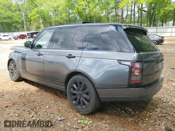 2016 Land Rover Range Rover HSE с VIN SALGS2PF6GA285363, выставлен на аукционе Copart как лот 52613175 с пробегом Не указан миль и Списание • Salvage title. История ставок и продаж доступна на DreamBid. Изображение 2.