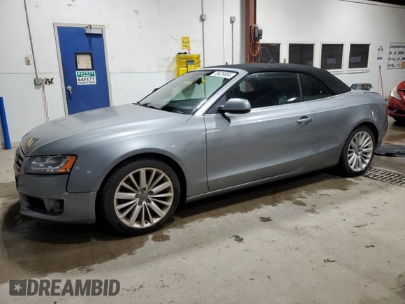 2010 Audi A5 Premium Plus with VIN WAULFAFH8AN007536, listed as a Copart auction lot 78425804 with 167,212 mi miles and Salvage Title. Bid and sale history available at carsss.com. Image 1.