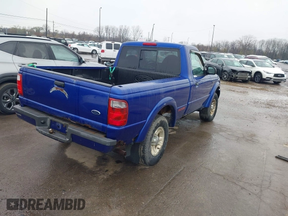 2003 Ford Ranger XL with VIN 1FTYR10U83PB84844, listed as a IAAI auction lot 42009030 with 141,215 mi miles. Bid and sale history available at carsss.com. Image 4.