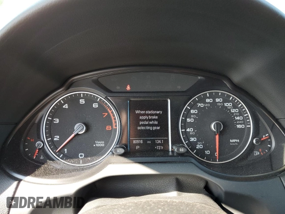 2014 Audi Q5 Premium Plus with VIN WA1LFAFP8EA008350, listed as a Copart auction lot 60706995 with 80,916 mi miles and Salvage title. Bid and sale history available at DreamBid. Image 9.