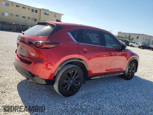 2022 Mazda CX-5 2.5 Turbo with VIN JM3KFBAY9N0560069, listed as a Copart auction lot 84155024 with 36,352 mi miles and Salvage Title. Bid and sale history available at carsss.com. Image 3.