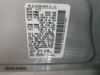 2011 Nissan Rogue S z VIN JN8AS5MV5BW672030, wystawiony jako Copart lot #55391725 z przebiegiem 86 215 mil mil oraz Szkoda całkowita • Salvage title. Historia ofert i sprzedaży dostępna na DreamBid. Obrazek 13.