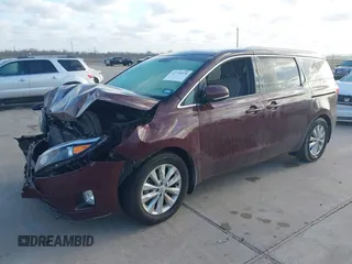 2018 Kia Sedona EX with VIN KNDMC5C14J6379626, listed as a IAAI auction lot 41774979 with 58,710 mi miles. Bid and sale history available at carsss.com. Image 2.