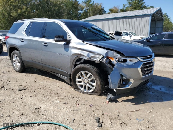 2021 Chevrolet Traverse LT Cloth with VIN 1GNEVGKW1MJ218263, listed as a Copart auction lot 48031995 with 84,124 mi miles and Non Repairable. Bid and sale history available at carsss.com. Image 4.