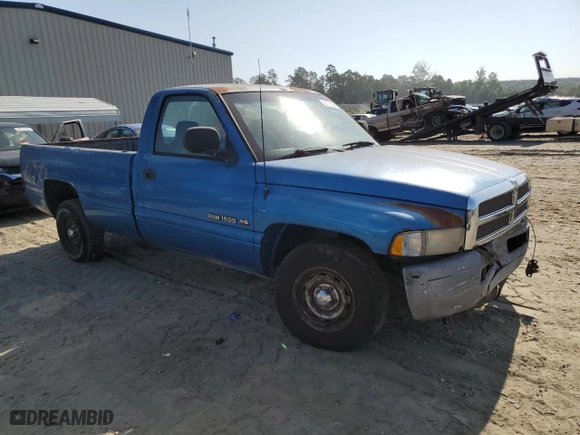 1998 Dodge Ram 1500 with VIN 1B7HC16X6WS705693, listed as a Copart auction lot 69197984 with 0 mi miles and Salvage Title. Bid and sale history available at carsss.com. Image 4.