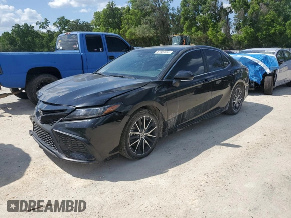 2023 Toyota Camry SE with VIN 4T1G11AK2PU741315, listed as a Copart auction lot 51587555 with 91,043 mi miles and Salvage Title. Bid and sale history available at DreamBid. Image 1.