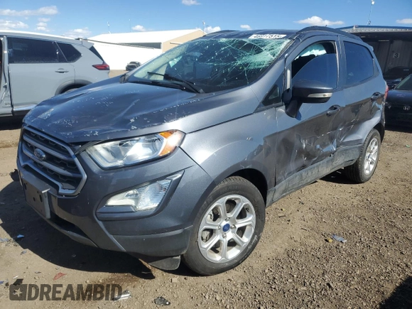 2020 Ford EcoSport SE z VIN MAJ3S2GEXLC355478, wystawiony jako Copart lot #46917515 z przebiegiem 65 689 mil mil oraz Szkody całkowita. Historia ofert i sprzedaży dostępna na DreamBid. Obrazek 1.