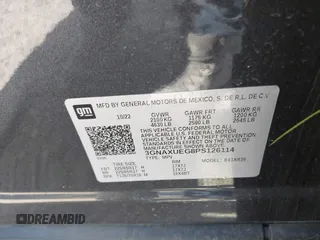 2023 Chevrolet Equinox LT z VIN 3GNAXUEG8PS126114, wystawiony jako IAAI lot #41953262 z przebiegiem 27 639 mil mil oraz . Historia ofert i sprzedaży dostępna na DreamBid. Obrazek 9.