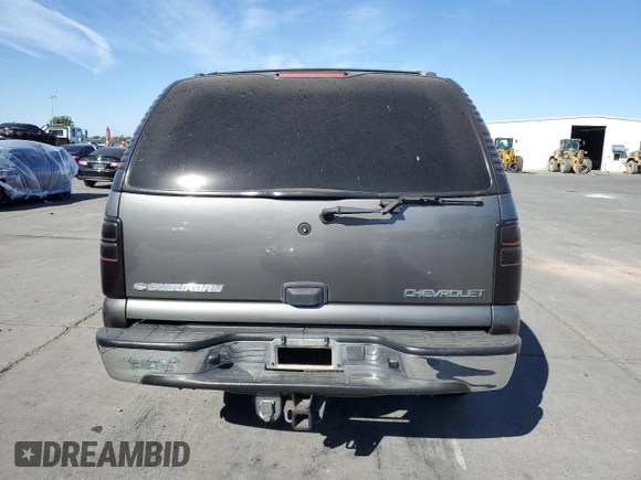 2002 Chevrolet Suburban LT with VIN 3GNEC16T62G229826, listed as a Copart auction lot 76776004 with 285,702 mi miles and Salvage Title. Bid and sale history available at carsss.com. Image 6.