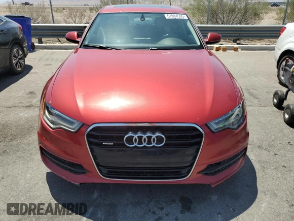 2012 Audi A6 Prestige with VIN WAUHGAFC0CN129527, listed as a Copart auction lot 61984595 with 264,974 mi miles and Salvage title. Bid and sale history available at DreamBid. Image 5.