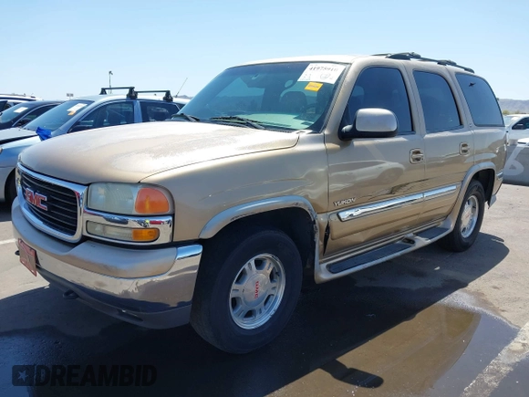 2001 GMC Yukon SLT with VIN 1GKEC13T71J113257, listed as a IAAI auction lot 41975910 with 195,509 mi miles. Bid and sale history available at carsss.com. Image 2.