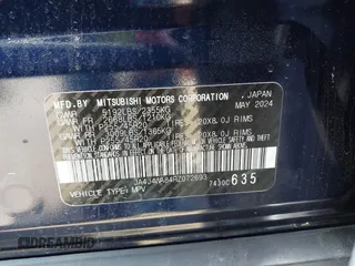 2024 Mitsubishi Outlander SEL z VIN JA4J4WA84RZ072693, wystawiony jako IAAI lot #41930650 z przebiegiem 1 253 mil mil oraz . Historia ofert i sprzedaży dostępna na DreamBid. Obrazek 9.