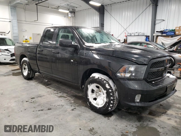 2018 Ram 1500 Express with VIN 1C6RR7FG1JS288912, listed as a Copart auction lot 44841015 with 140,210 mi miles and Salvage Title. Bid and sale history available at carsss.com. Image 4.