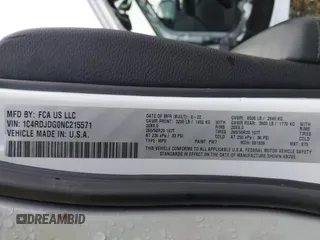 2022 Dodge Durango GT Plus with VIN 1C4RDJDG0NC215571, listed as a IAAI auction lot 41211078 with Not provided miles and . Bid and sale history available at DreamBid. Image 9.