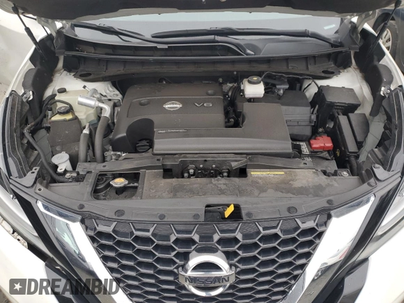 2020 Nissan Murano S with VIN 5N1AZ2AS7LN142872, listed as a Copart auction lot 85554314 with 32,293 mi miles and Salvage Title. Bid and sale history available at DreamBid. Image 12.