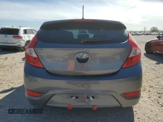 2016 Hyundai Accent Sport with VIN KMHCU5AE2GU249391, listed as a Copart auction lot 48917085 with 124,200 mi miles and Salvage Title. Bid and sale history available at carsss.com. Image 6.