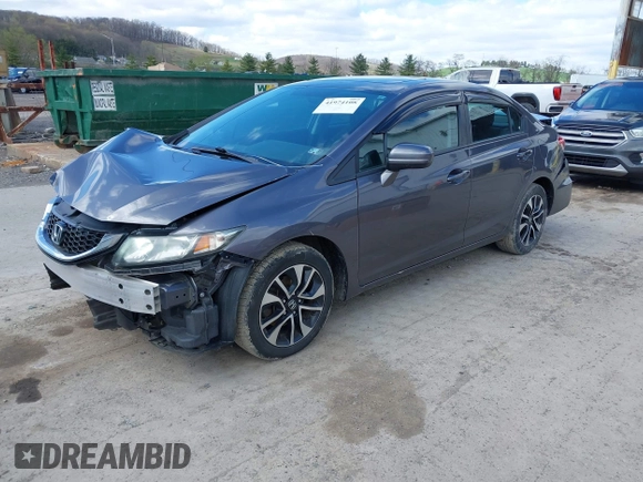 2014 Honda Civic Sedan EX with VIN 19XFB2F83EE071169, listed as a IAAI auction lot 41974108 with 73,885 mi miles. Bid and sale history available at carsss.com. Image 2.