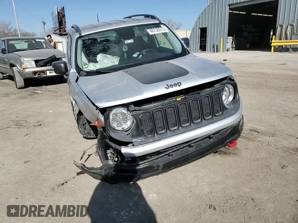 2015 Jeep Renegade Trailhawk with VIN ZACCJBCT8FPB28355, listed as a Copart auction lot 48738275 with 64,423 mi miles and Salvage title. Bid and sale history available at DreamBid. Image 14.
