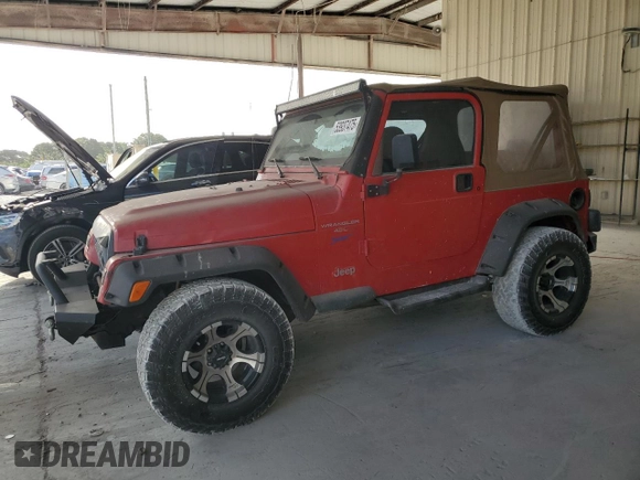 1997 Jeep Wrangler Sport with VIN 1J4FY19S3VP489709, listed as a Copart auction lot 53937475 with 127,171 mi miles and Salvage Title. Bid and sale history available at carsss.com. Image 1.