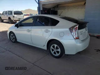 2012 Toyota Prius One with VIN JTDKN3DU7C5429684, listed as a Copart auction lot 53813745 with 252,692 mi miles and Salvage Title. Bid and sale history available at carsss.com. Image 2.