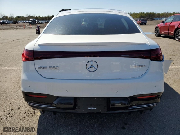 2023 Mercedes-Benz EQS with VIN W1KCG4EB2PA041122, listed as a Copart auction lot 88562885 with 8,079 mi miles and Salvage Title. Bid and sale history available at carsss.com. Image 6.