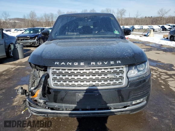 2017 Land Rover Range Rover с VIN SALGS2FEXHA334025, выставлен на аукционе Copart как лот 41811675 с пробегом 57 527 миль миль и Списание • Salvage title. История ставок и продаж доступна на DreamBid. Изображение 5.