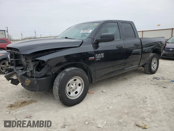 2019 Ram 1500 Classic Tradesman with VIN 1C6RR6FT5KS745309, listed as a Copart auction lot 89383885 with 159,952 mi miles and Salvage Title. Bid and sale history available at carsss.com. Image 1.