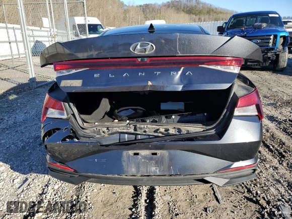 2021 Hyundai Elantra SEL z VIN 5NPLS4AG3MH005728, wystawiony jako Copart lot #44517625 z przebiegiem 94 701 mil mil oraz Szkoda całkowita • Salvage title. Historia ofert i sprzedaży dostępna na DreamBid. Obrazek 6.